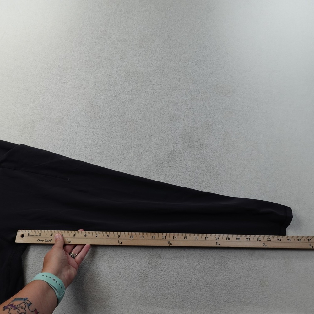 Lululemon Power Thru High Rise Tight 25 Womens 10 Black Pocket Yoga Gym Stretch - Picture 10 of 12